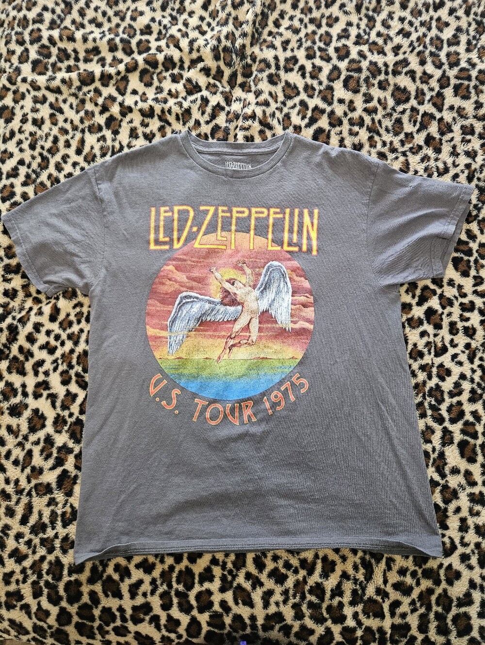 Led Zeppelin Graphic Tour Tee - Gray